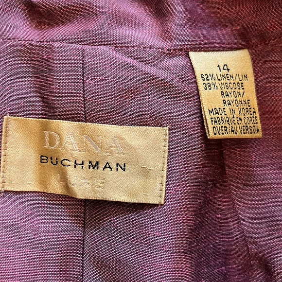 Dana Buchman Luxe linen / rayon jacket and skirt set - Picture 4 of 7